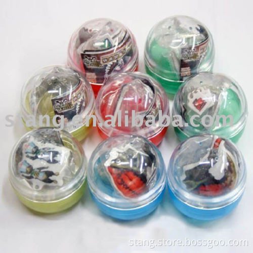 Plastic Egg Container With Toy Input